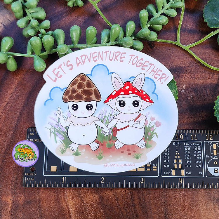 Hatchi & Mochi Adventure :: Vinyl Sticker