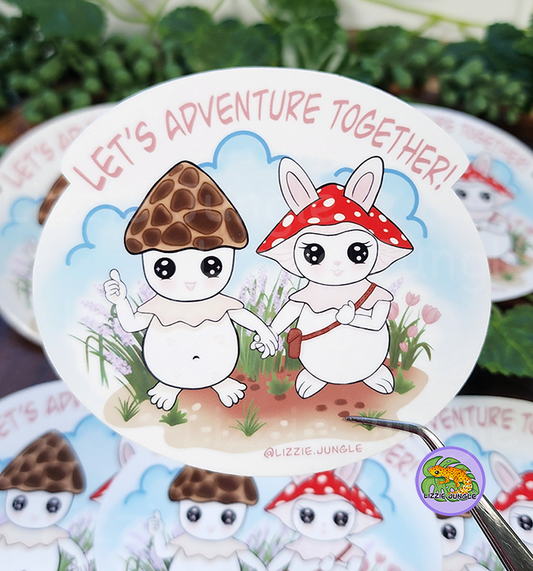 Hatchi & Mochi Adventure :: Vinyl Sticker