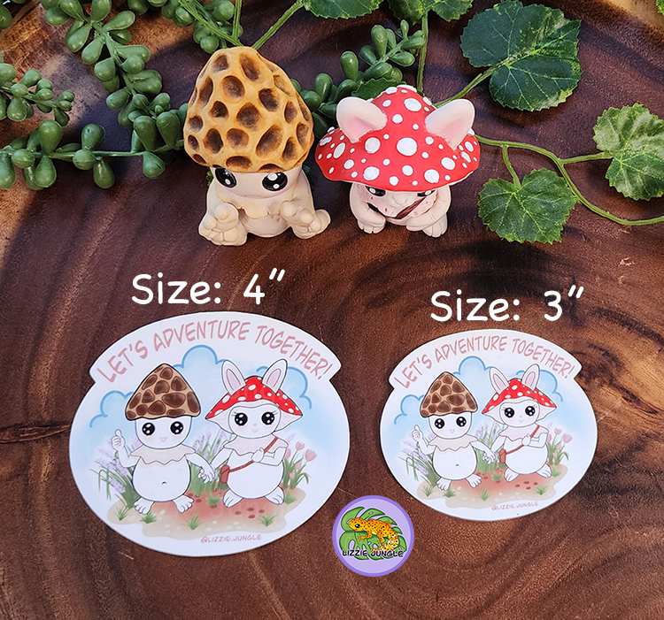 Hatchi & Mochi Adventure :: Vinyl Sticker