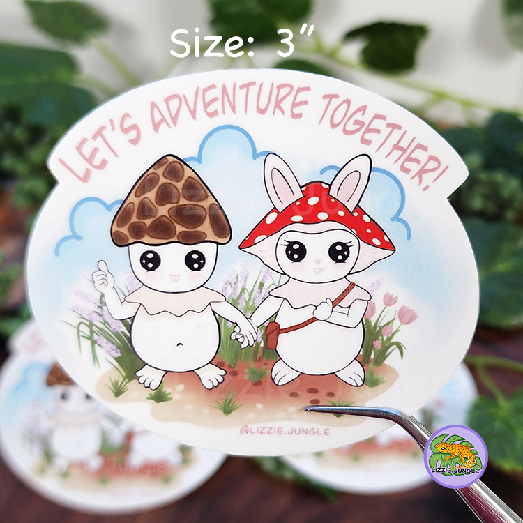 Hatchi & Mochi Adventure :: Vinyl Sticker