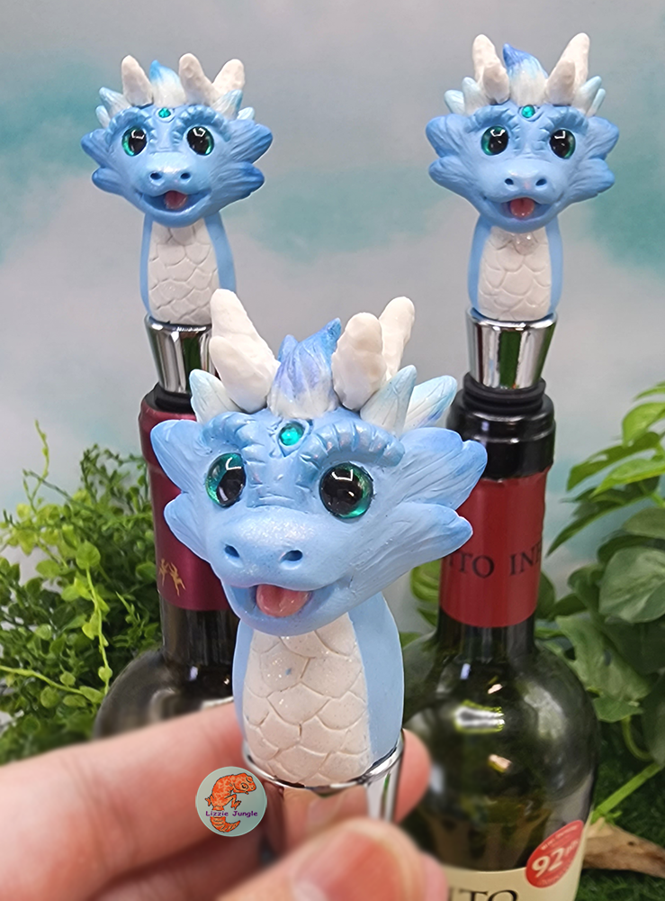 Water Dragon Bottle Stopper