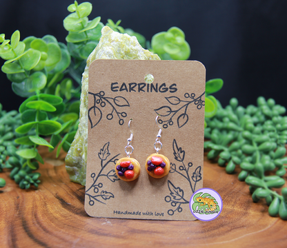 Berry Pancake Earrings