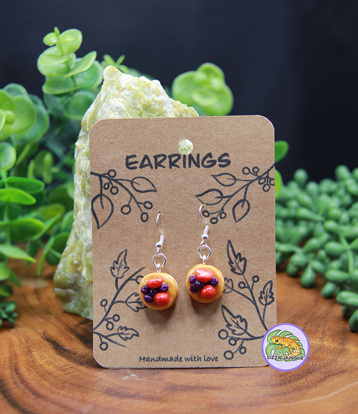 Berry Pancake Earrings