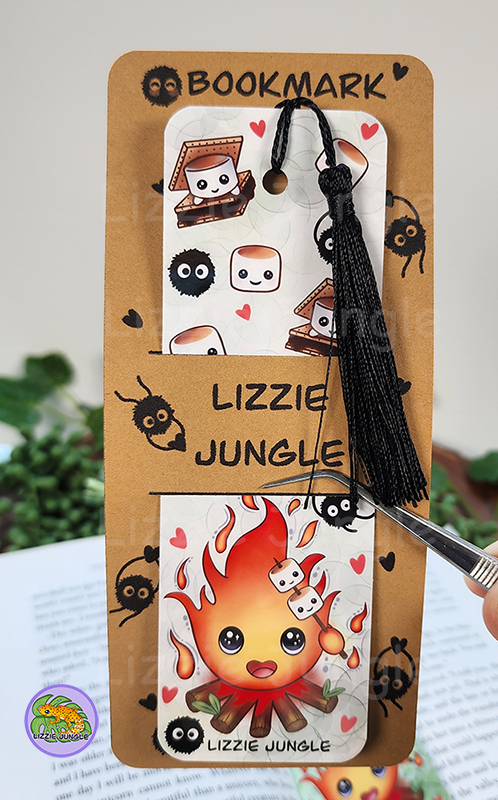 Calcifer Roasting Marshmallows Bookmark