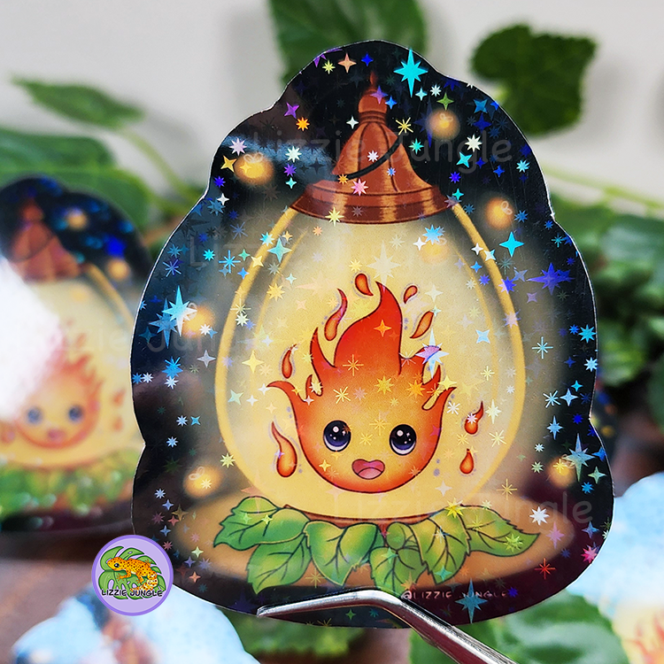 Calcifer Magic Lantern :: 3" Vinyl Sticker