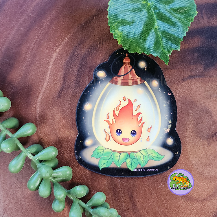 Calcifer Magic Lantern :: 3" Vinyl Sticker