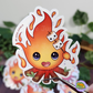 Calcifer Roasting Marshmallows Vinyl Sticker