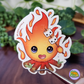 Calcifer Roasting Marshmallows Vinyl Sticker