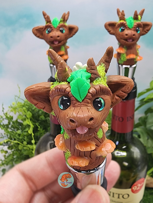 Forest Dragon Bottle Stopper