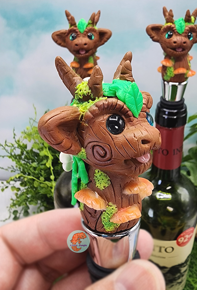 Forest Dragon Wine Stopper Collectibles