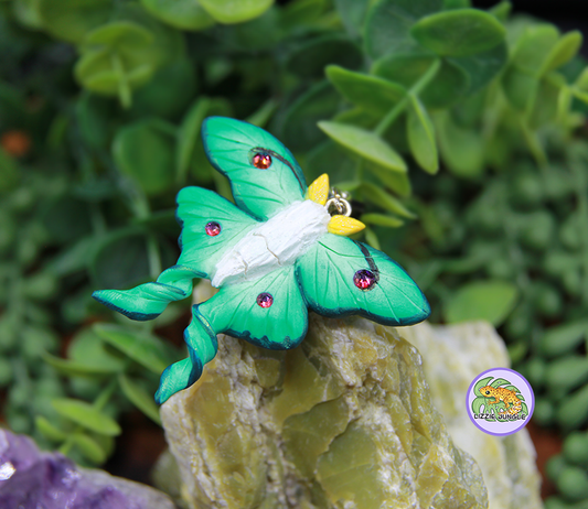Luna Moth Necklace
