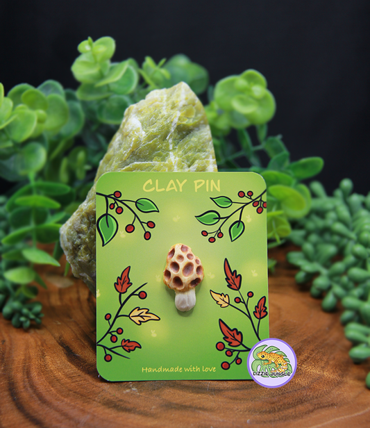 Morel Mushroom Pin