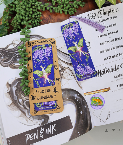 Moth Dragon Bookmark