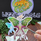 Luna Moth Dragon :: Holographic Vinyl Sticker