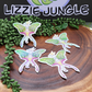 Luna Moth Dragon :: Holographic Vinyl Sticker