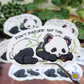 Sleeping Panda Vinyl Sticker