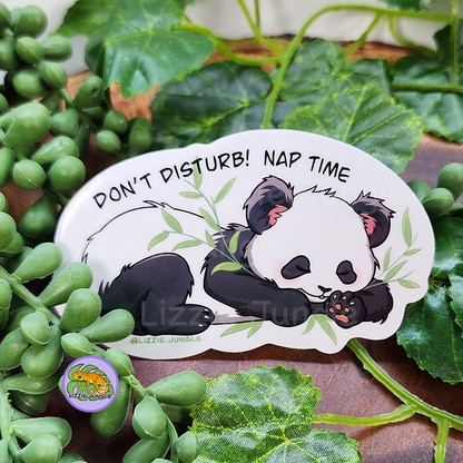 Sleeping Panda Vinyl Sticker