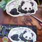 Sleeping Panda Vinyl Sticker