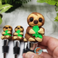 Sloth Eating Leaves Wine Stopper