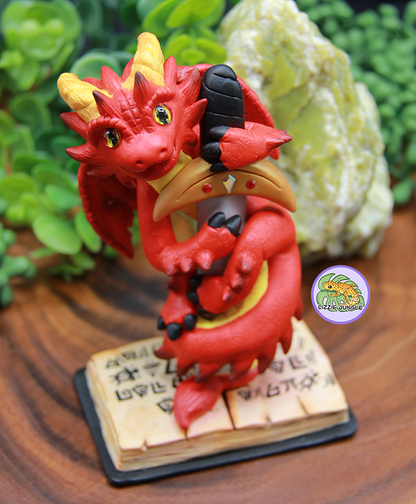 Spikes - Magic Book Guardian Dragon