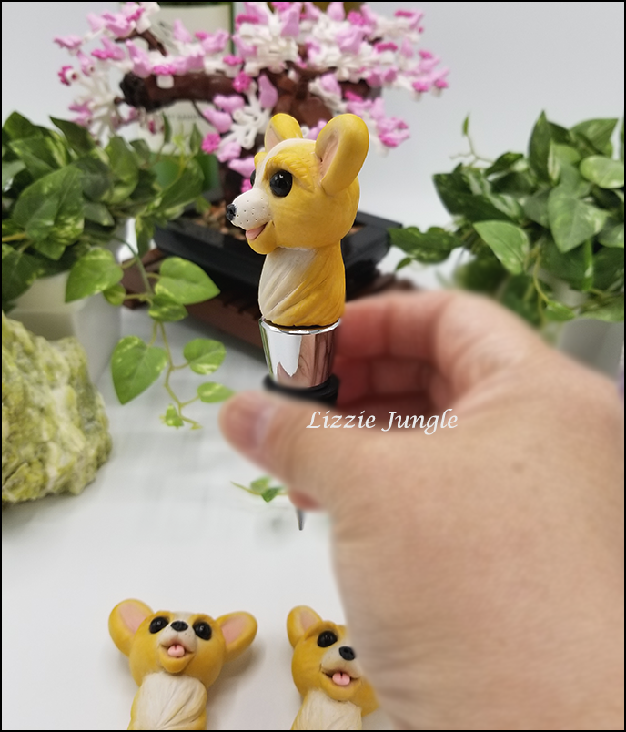 Mini Corgi Bottle Stopper