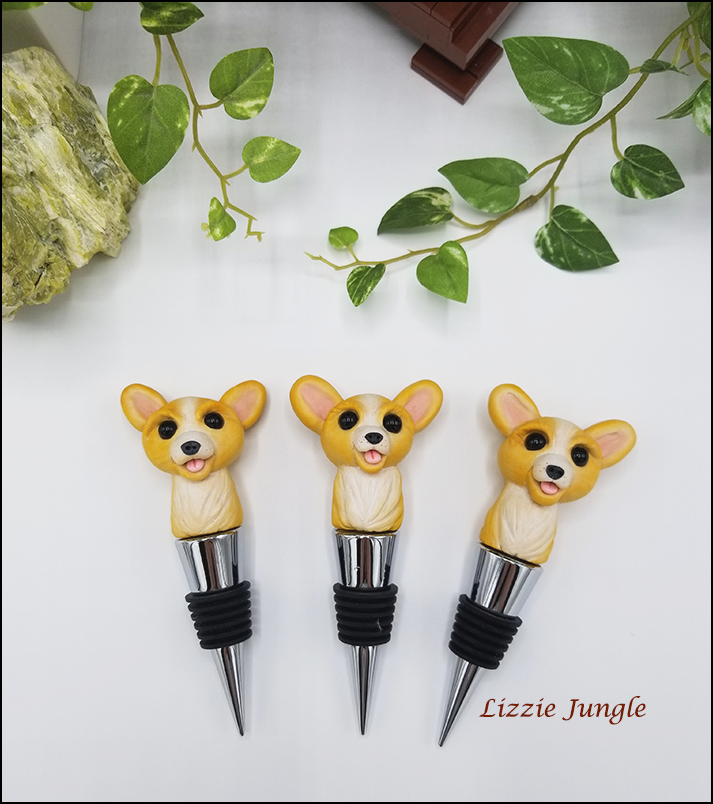 Mini Corgi Bottle Stopper