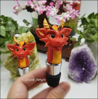 Fire Dragon Bottle Stopper