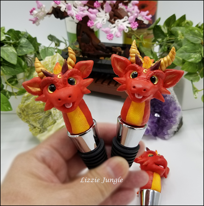 Fire Dragon Bottle Stopper