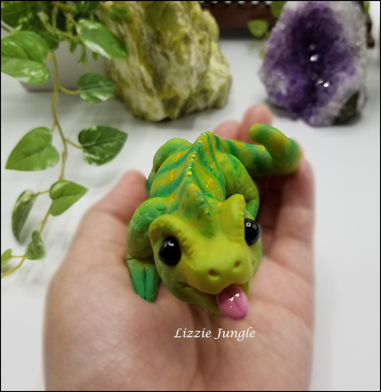 Mila - Earth Green Chameleon