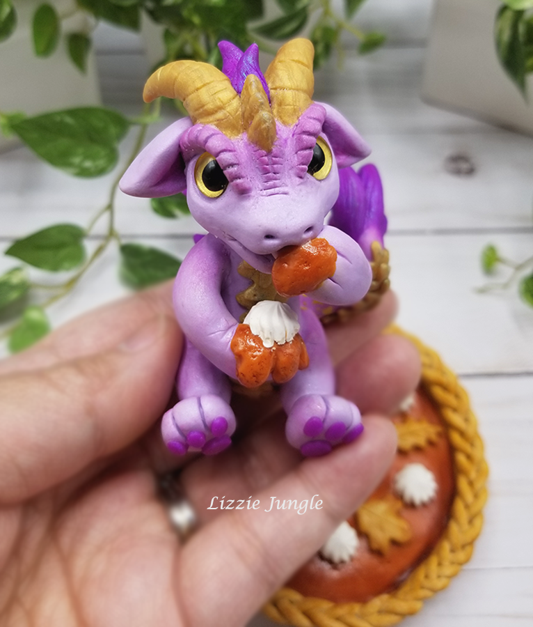 Fitz - Purple Goat Dragon