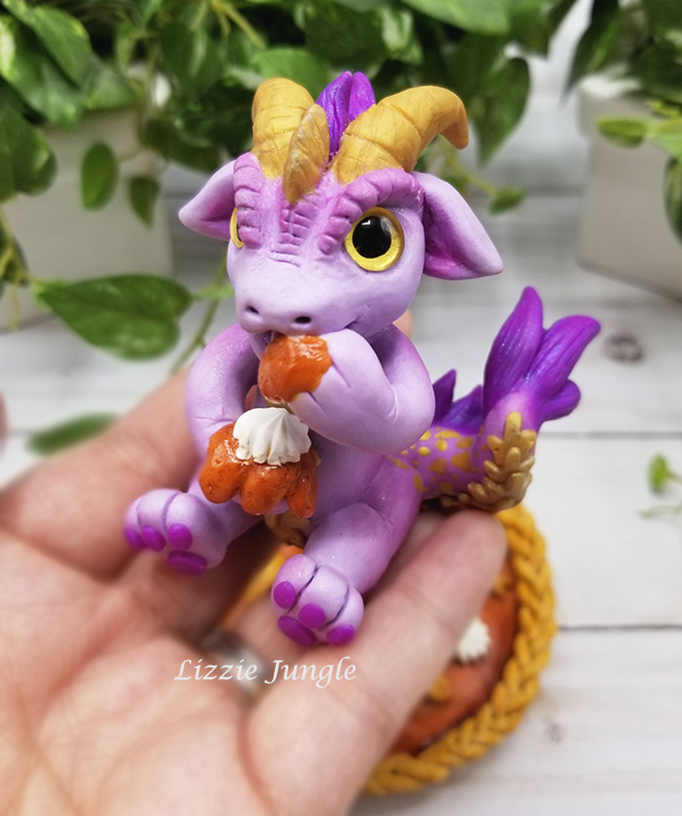 Fitz - Purple Goat Dragon