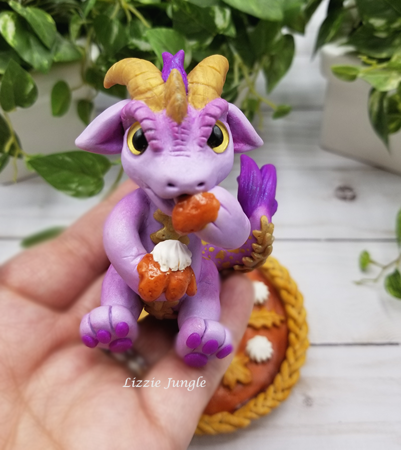 Fitz - Purple Goat Dragon