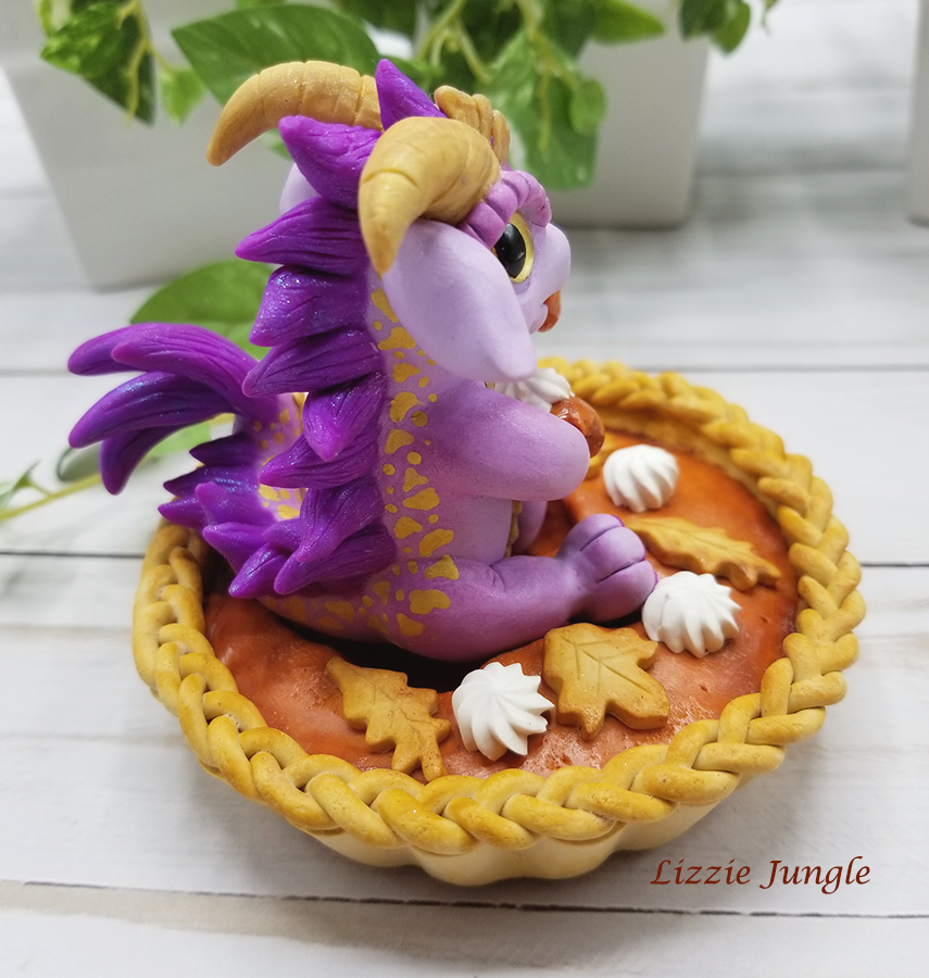 Fitz - Purple Goat Dragon