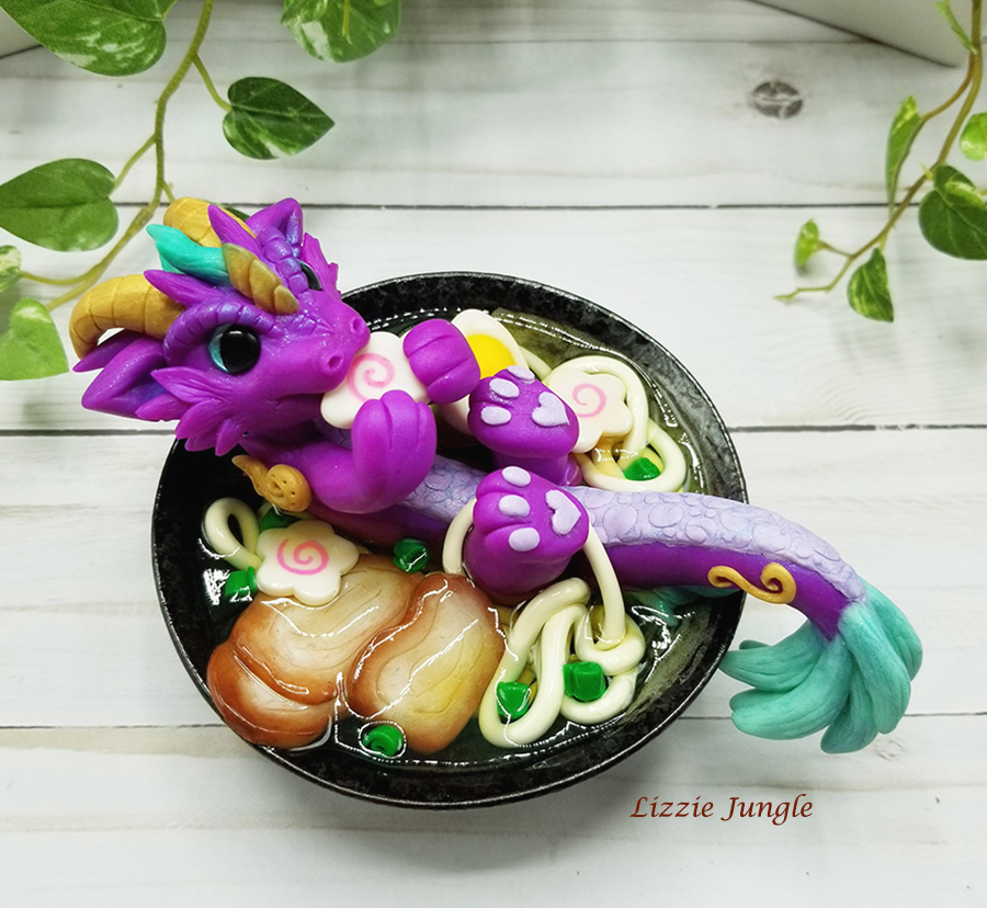 Kimiko - Purple Ramen Dragon